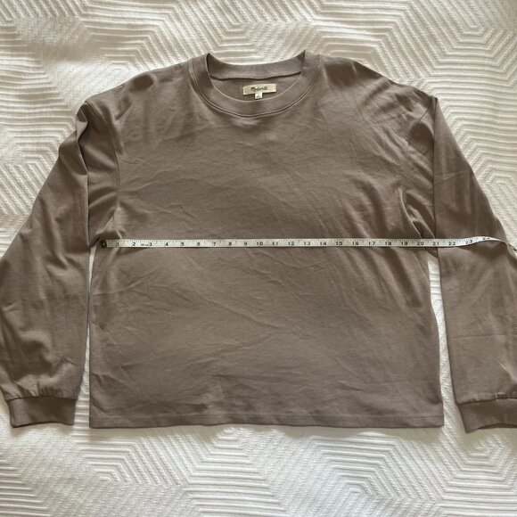 BRAND NEW | Madewell | Supima® Cotton Essential Long-Sleeve Tee | Medium - Picture 5 of 7